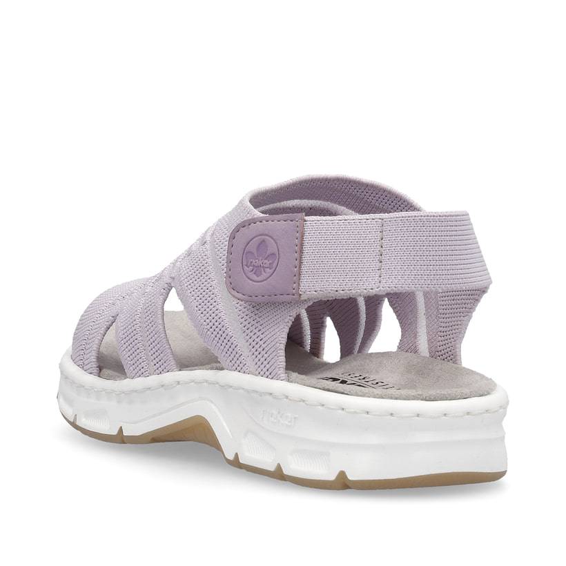 Rieker Artikelnummer V9862-30 Rieker Damen Riemchensandalen Pastelllila