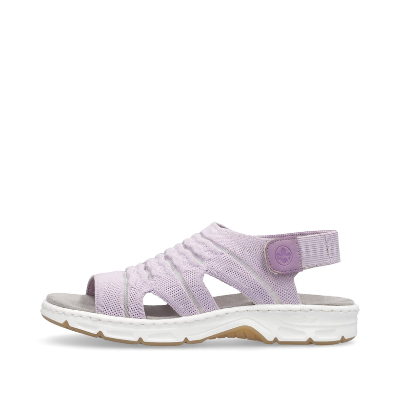 Rieker Artikelnummer V9862-30 Rieker Damen Riemchensandalen pastelllila