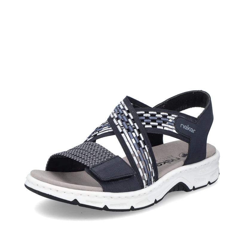 Rieker Artikelnummer V9875-14 Rieker Damen Trekkingsandalen Stahlblau