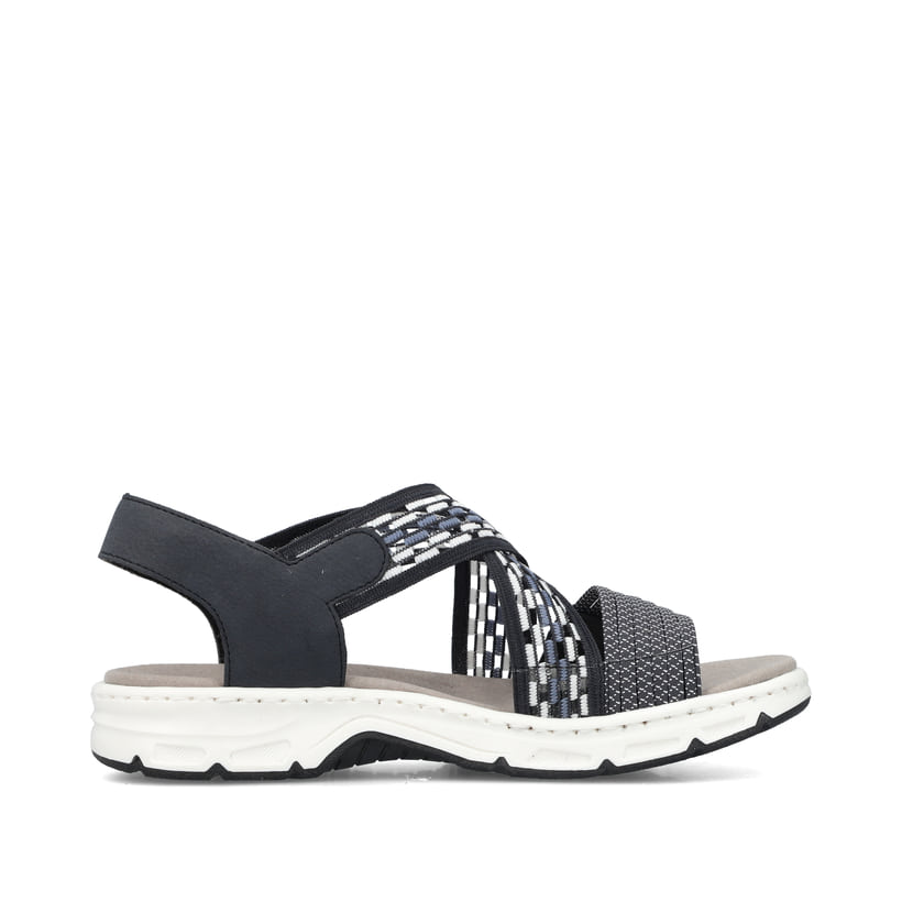 Rieker Artikelnummer V9875-14 Rieker Damen Trekkingsandalen Stahlblau