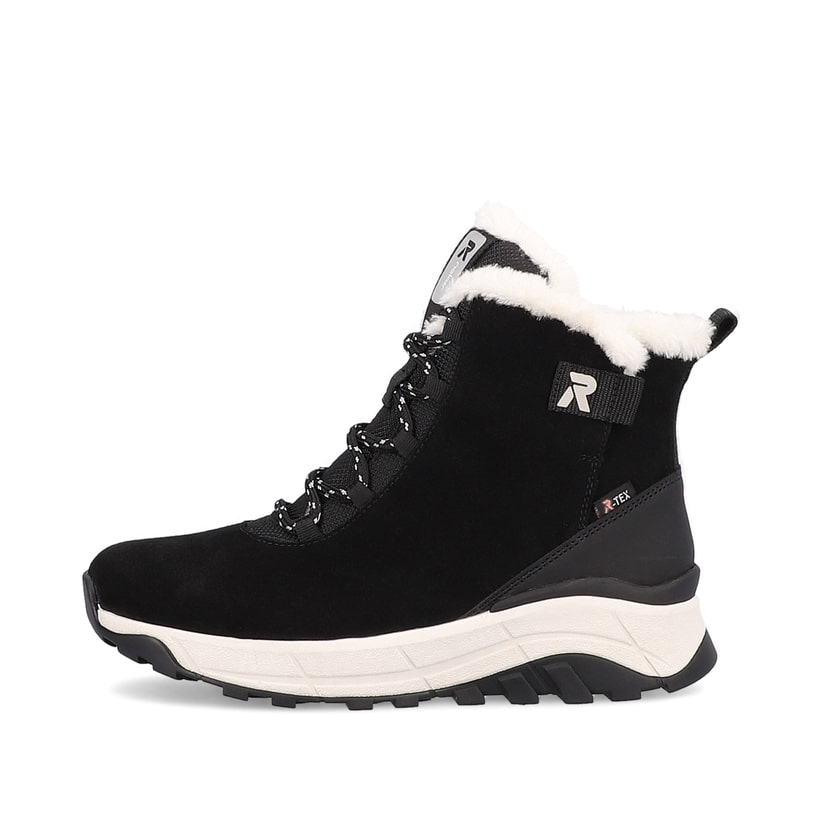 Rieker Artikelnummer W0060-00 Rieker Damen Schnürstiefel deep-black pearl
