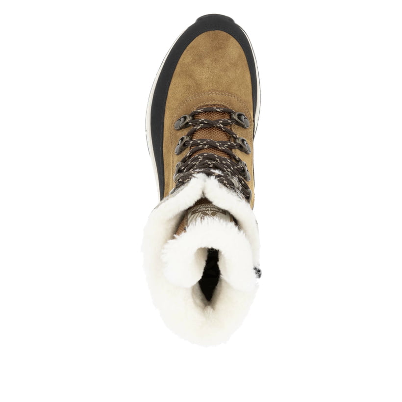 Rieker Artikelnummer W0066-22 Rieker Damen Schnürstiefel Kamelbraun