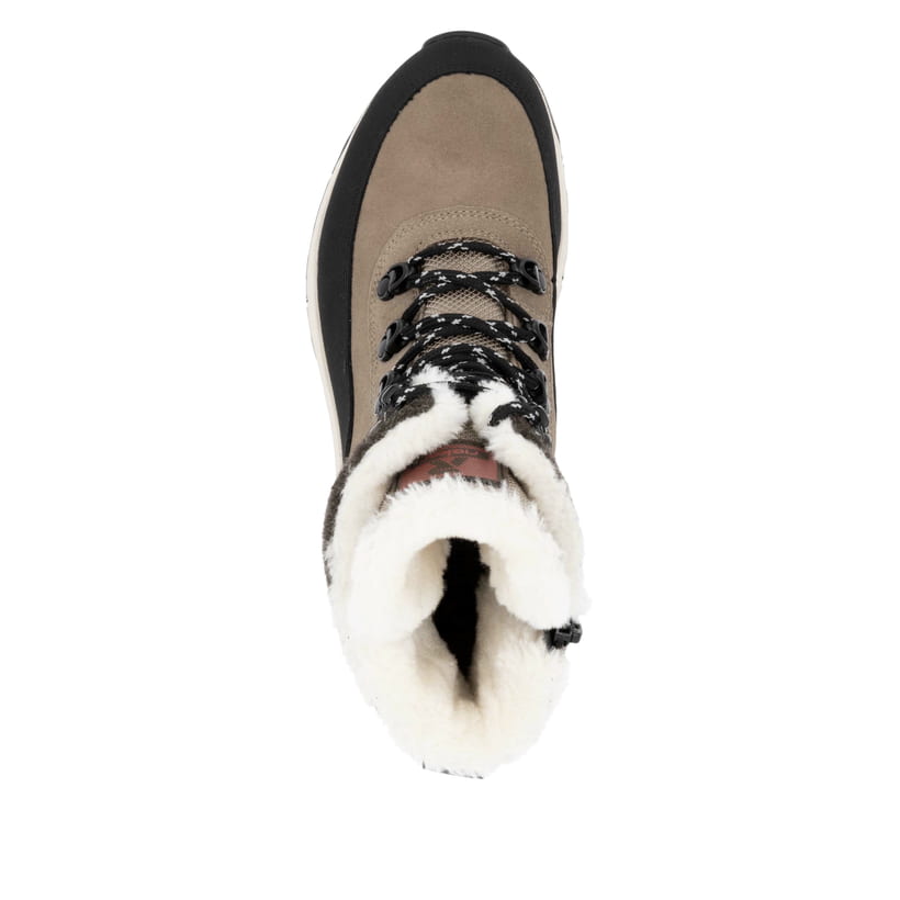 Rieker Artikelnummer W0066-64 Rieker Damen Schnürstiefel Braunbeige