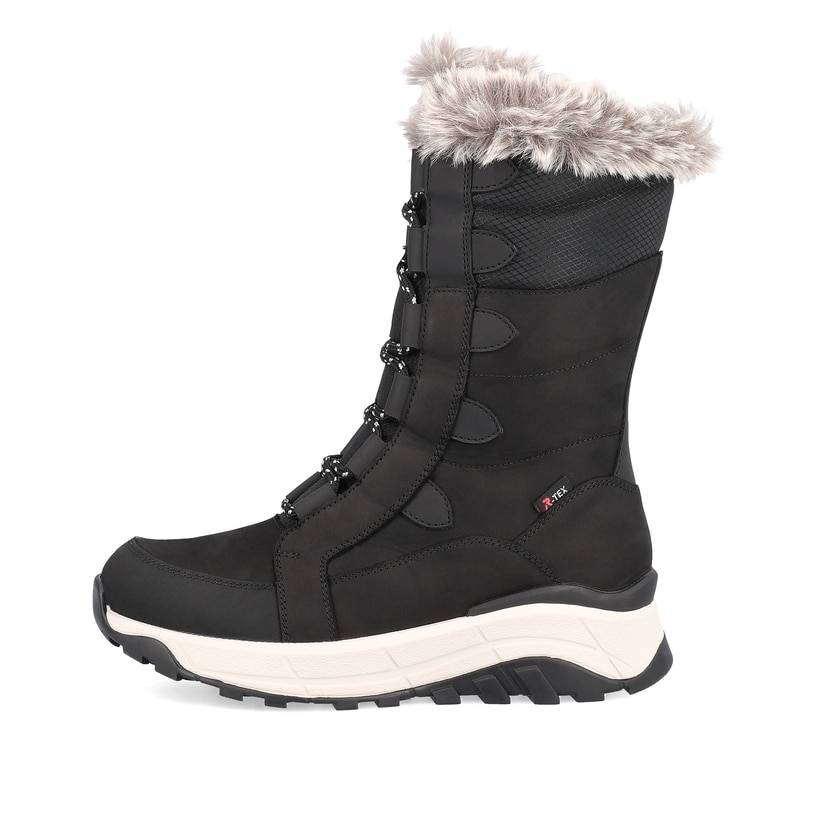 Rieker Artikelnummer W0070-00 Rieker Damen Schnürstiefel asphaltschwarz