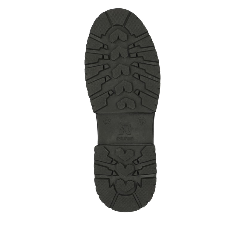 Rieker Artikelnummer W0371-52 Rieker Damen Schnürstiefel Army-green Black