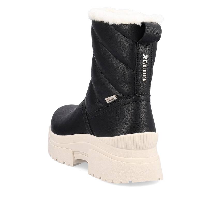 Rieker Artikelnummer W0373-00 Rieker Damen Kurzstiefel Night Black