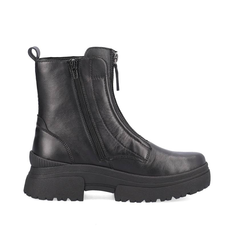 Rieker Artikelnummer W0375-00 Rieker Damen Kurzstiefel Midnight Black