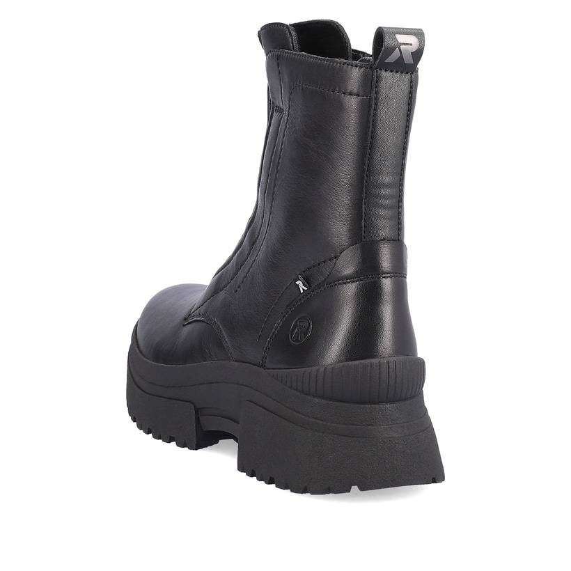 Rieker Artikelnummer W0375-00 Rieker Damen Kurzstiefel Midnight Black