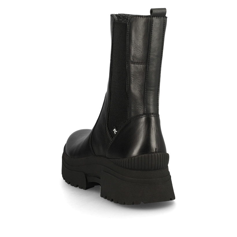 Rieker Artikelnummer W0380-01 Rieker Damen Chelsea Boots Deep Black