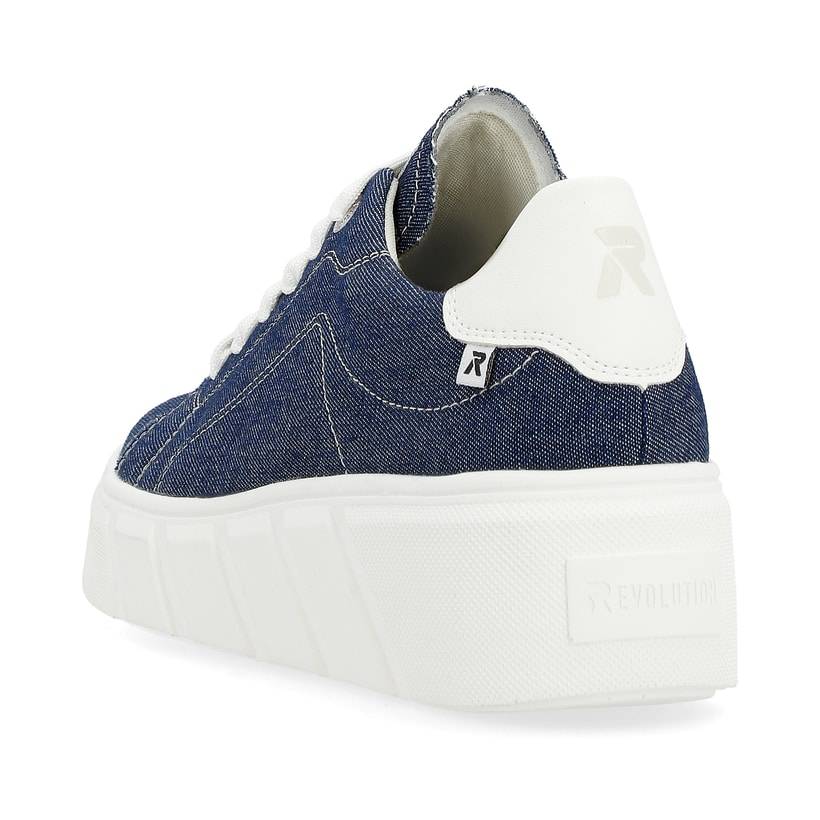 Rieker Artikelnummer W0501-14 Rieker Damen Sneaker Low Denim
