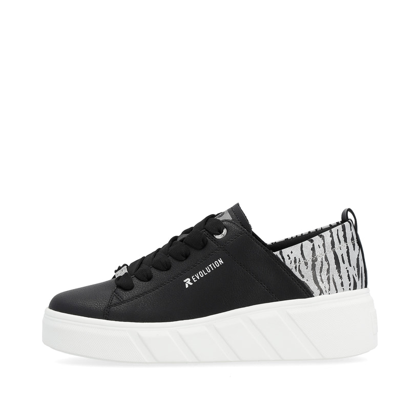 Rieker Artikelnummer W0502-02 Rieker Damen Sneaker Low diamond black