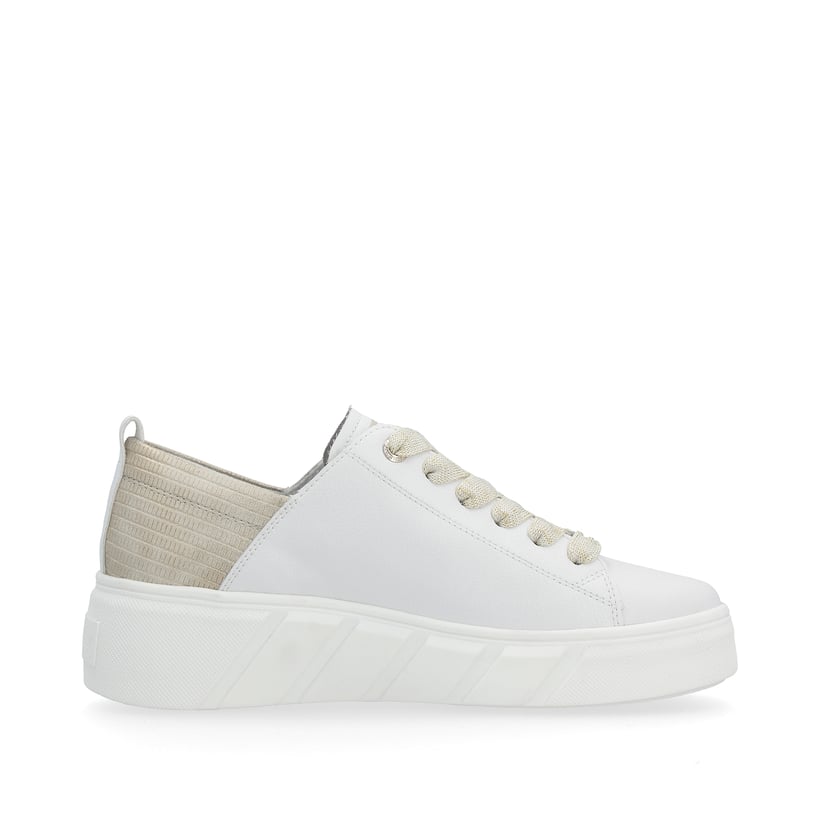 Rieker Artikelnummer W0502-81 Rieker Damen Sneaker Low Diamond-white Champagne