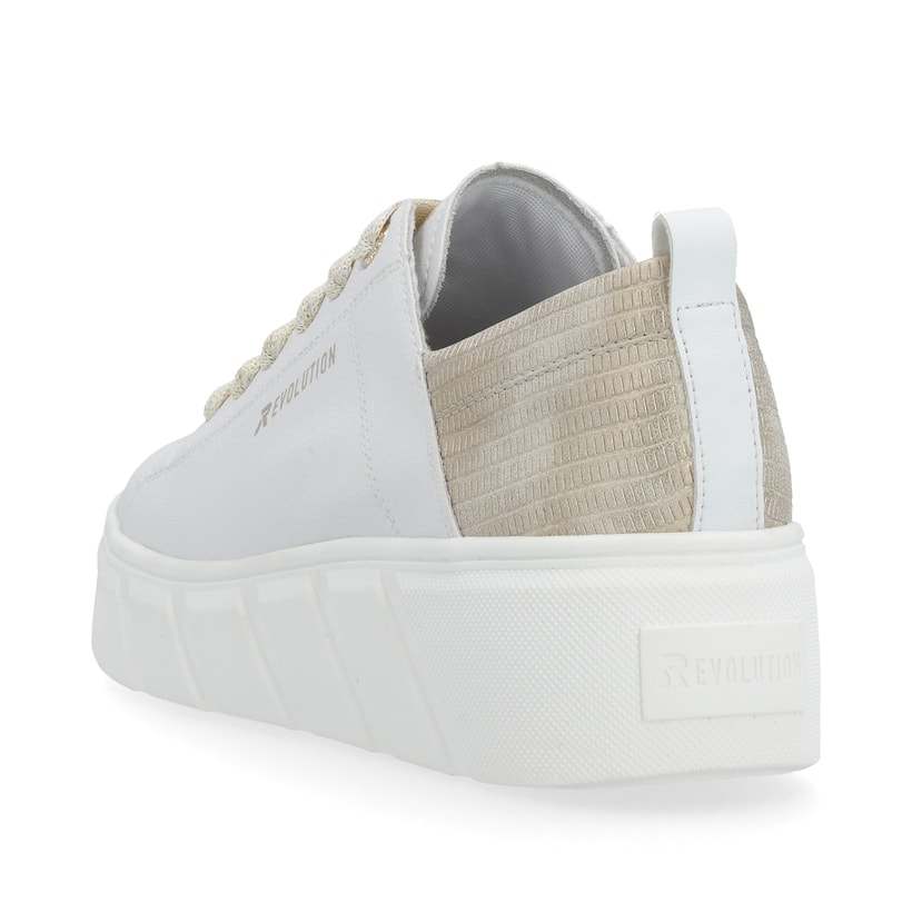 Rieker Artikelnummer W0502-81 Rieker Damen Sneaker Low Diamond-white Champagne