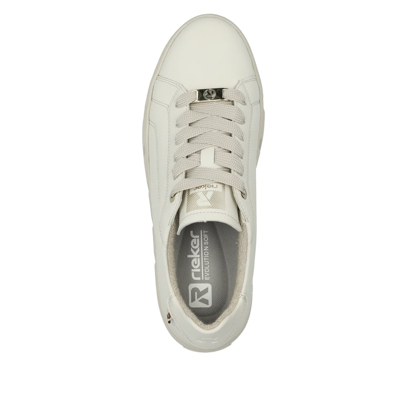 Rieker Artikelnummer W0503-80 Rieker Damen Sneaker Low Cremeweiß