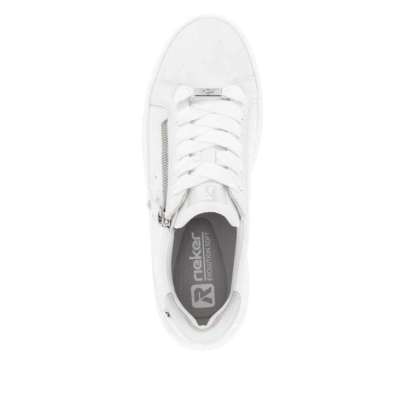 Rieker Artikelnummer W0505-80 Rieker Damen Sneaker Low Clear White