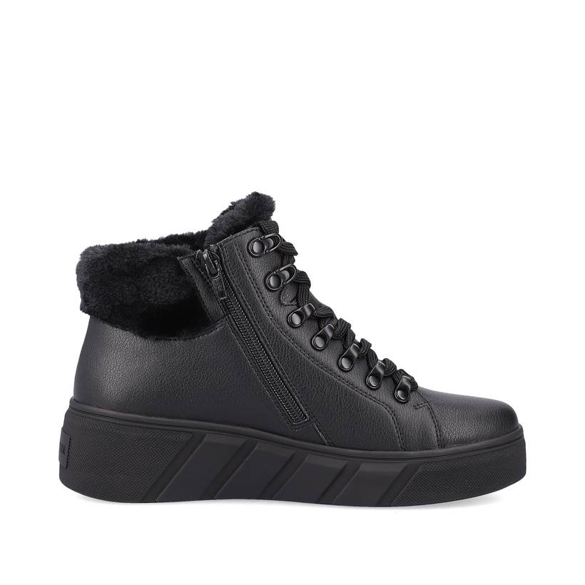 Rieker Artikelnummer W0560-00 Rieker Damen Sneaker High Deep Black