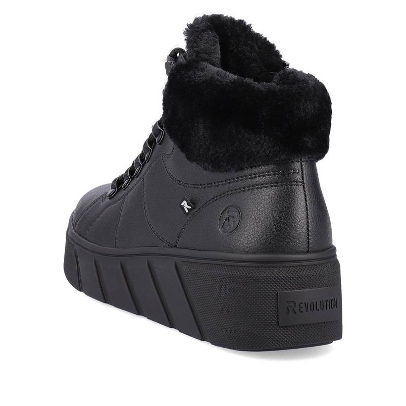 Rieker Artikelnummer W0560-00 Rieker Damen Sneaker High Deep Black