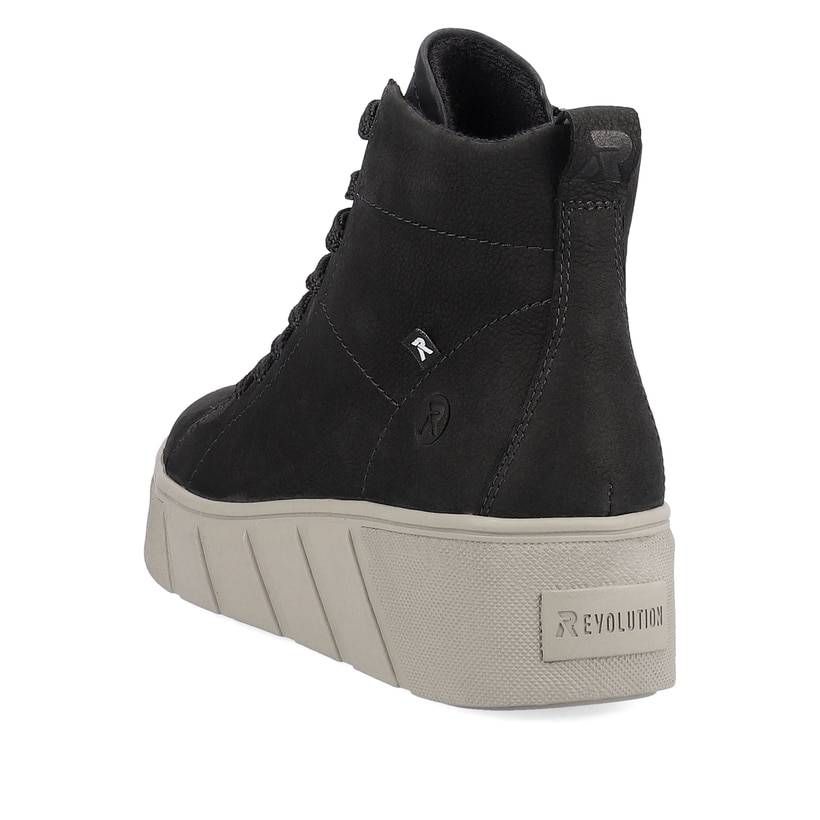 Rieker Artikelnummer W0561-00 Rieker Damen Sneaker High Urban Black