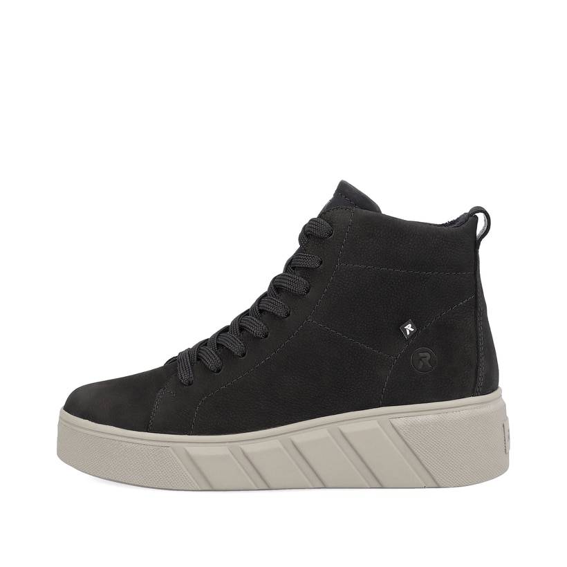 Rieker Artikelnummer W0561-00 Rieker Damen Sneaker High urban black