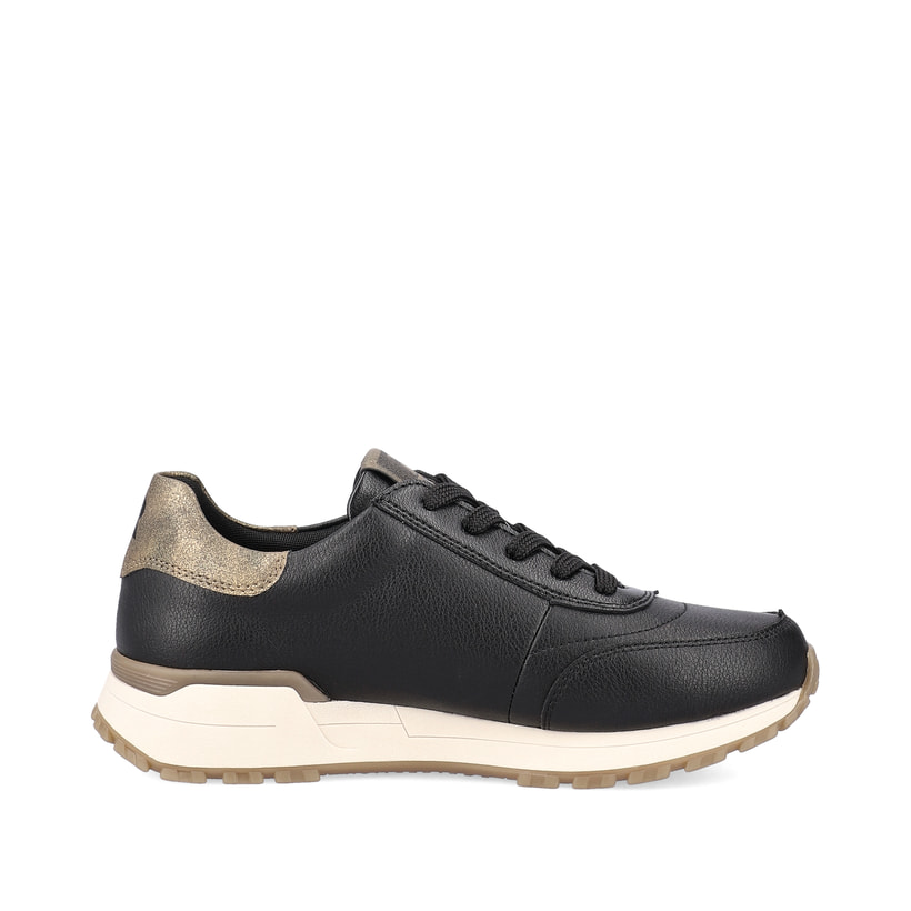 Rieker Artikelnummer W0604-00 Rieker Damen Sneaker Low Urbanschwarz-bronze