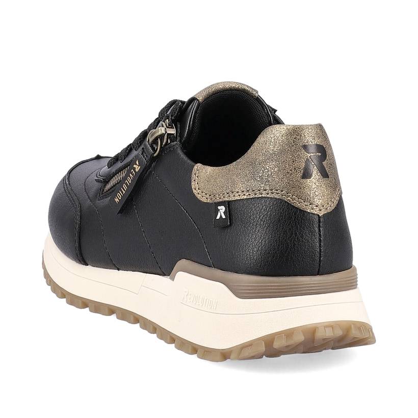 Rieker Artikelnummer W0604-00 Rieker Damen Sneaker Low Urbanschwarz-bronze