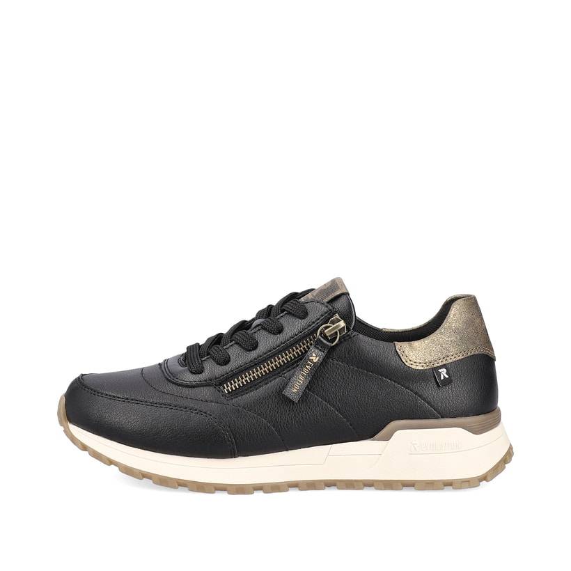 Rieker Artikelnummer W0604-00 Rieker Damen Sneaker Low urbanschwarz-bronze