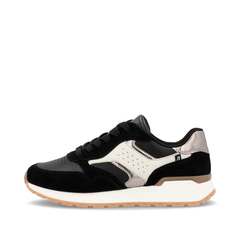 Rieker Artikelnummer W0607-00 Rieker Damen Sneaker Low urbanschwarz-cremeweiß