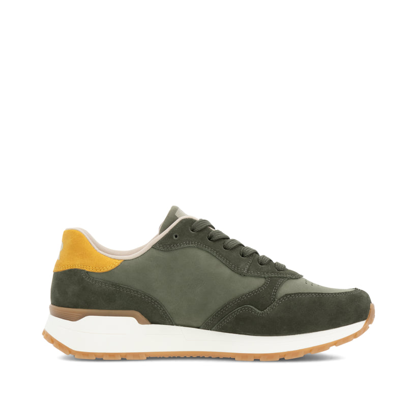 Rieker Artikelnummer W0607-54 Rieker Damen Sneaker Low Khaki-cremeweiß