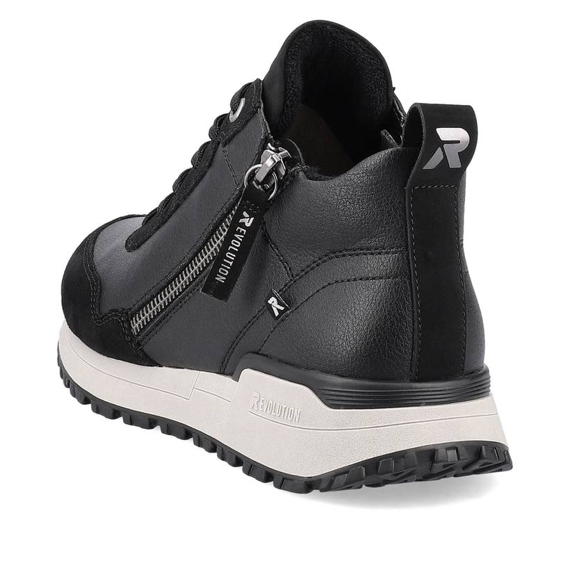 Rieker Artikelnummer W0661-00 Rieker Damen Sneaker High Steel Black