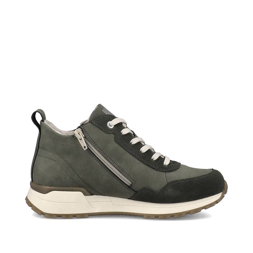 Rieker Artikelnummer W0661-54 Rieker Damen Sneaker High Leaf Green