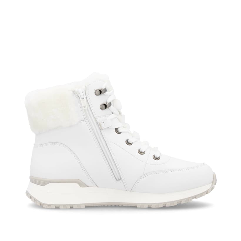 Rieker Artikelnummer W0670-80 Rieker Damen Schnürstiefel Kristallweiß