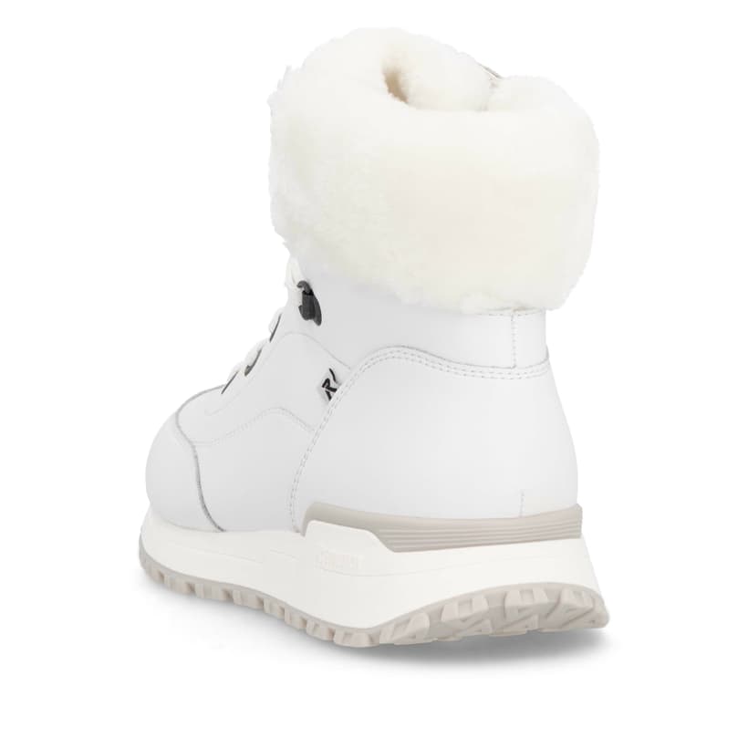 Rieker Artikelnummer W0670-80 Rieker Damen Schnürstiefel Kristallweiß