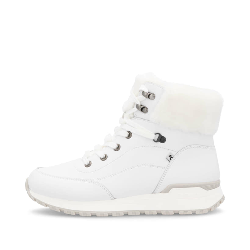 Rieker Artikelnummer W0670-80 Rieker Damen Schnürstiefel kristallweiß