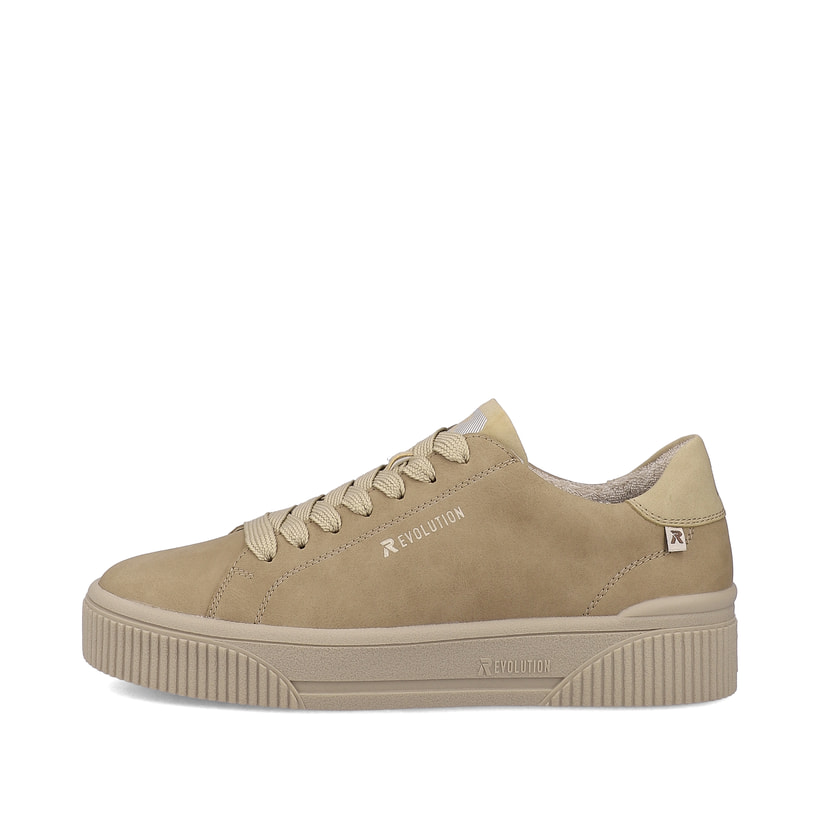 Rieker Artikelnummer W0704-20 Rieker Damen Sneaker Low Beigebraun