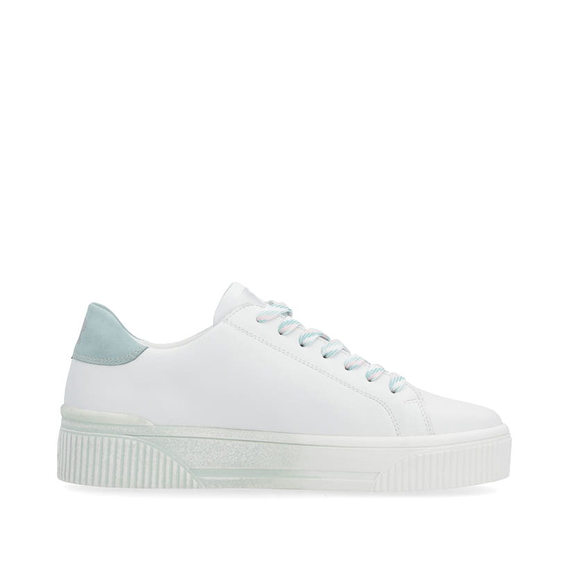 Rieker Artikelnummer W0704-80 Rieker Damen Sneaker Low Crystal-white Light-aqua