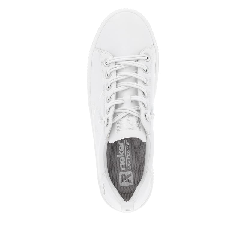 Rieker Artikelnummer W0705-80 Rieker Damen Sneaker Low Clear White