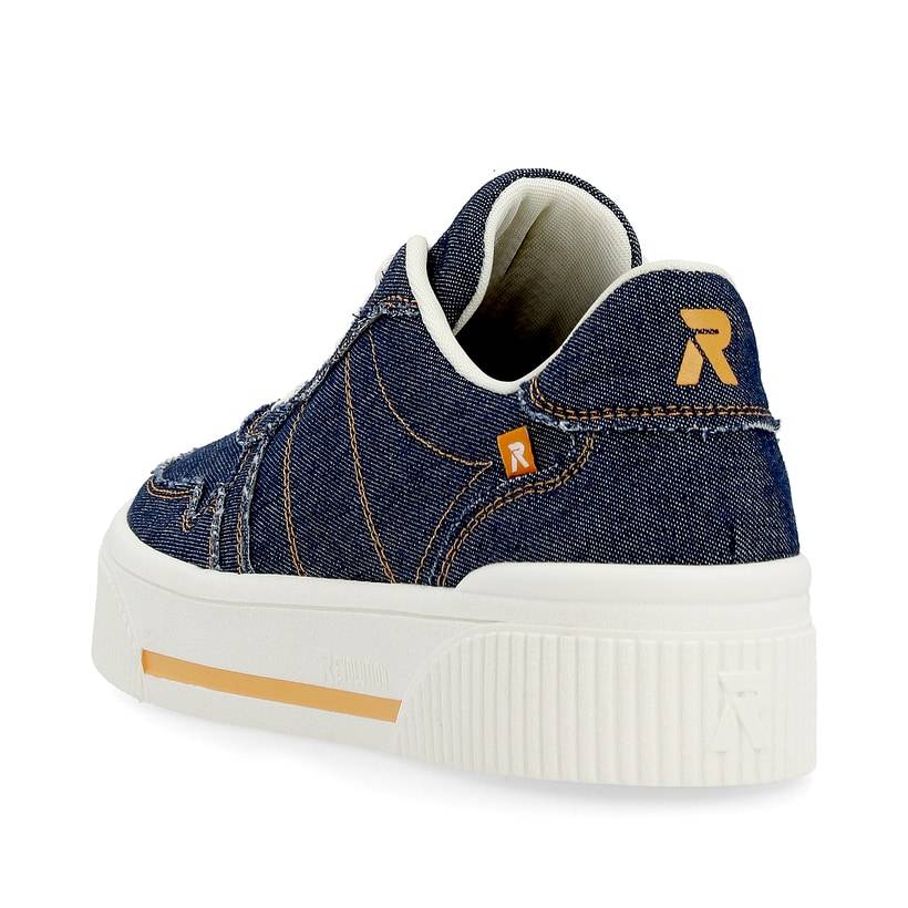 Rieker Artikelnummer W0706-14 Rieker Damen Sneaker Low Denim