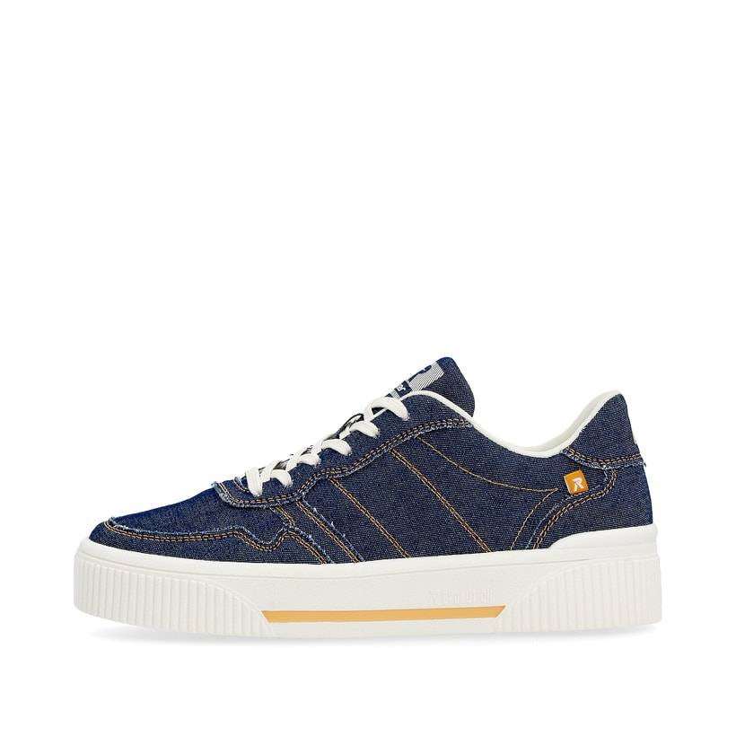 Rieker Artikelnummer W0706-14 Rieker Damen Sneaker Low Denim
