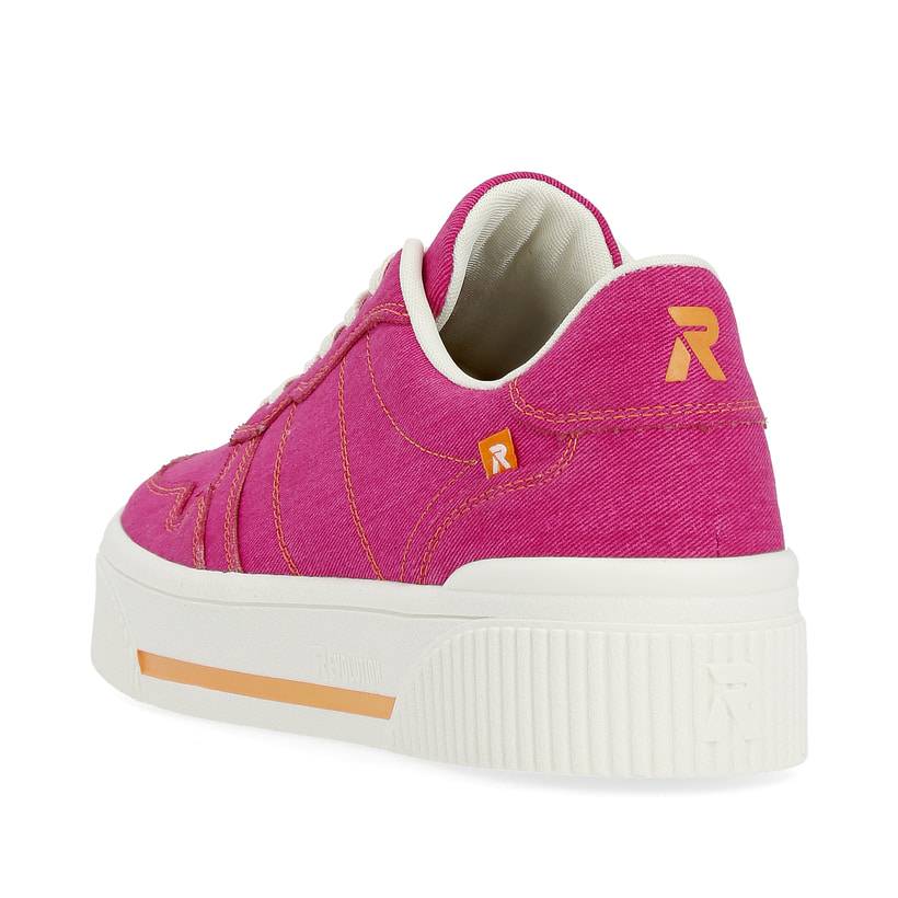 Rieker Artikelnummer W0706-31 Rieker Damen Sneaker Low Magenta