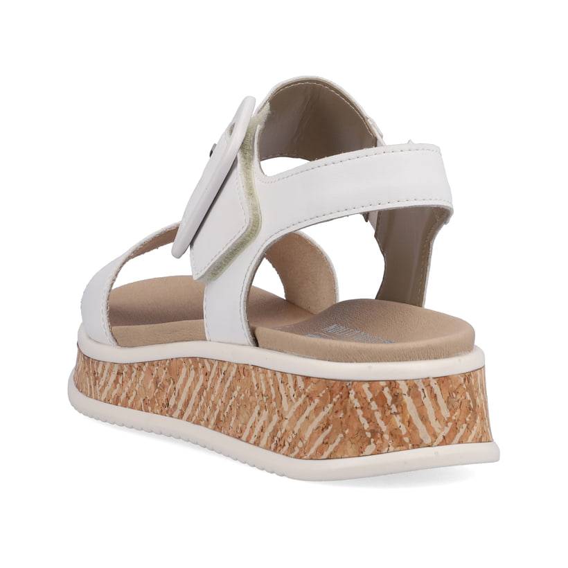 Rieker Artikelnummer W0800-80 Rieker Damen Riemchensandalen Brilliant White