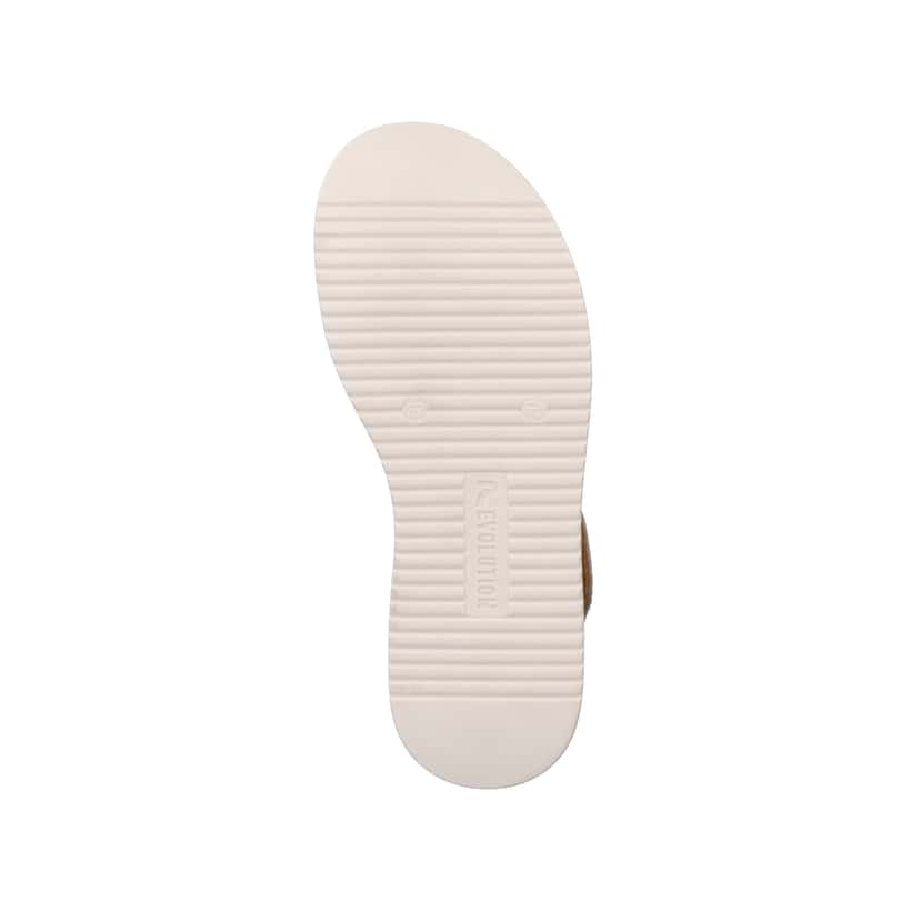 Rieker Artikelnummer W0801-80 Rieker Damen Riemchensandalen Creme Beige