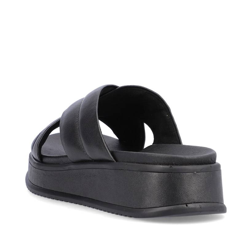 Rieker Artikelnummer W0802-00 Rieker Damen Pantoletten Midnight Black