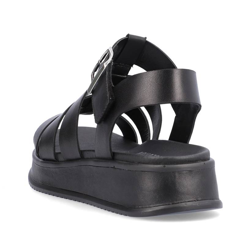 Rieker Artikelnummer W0804-00 Rieker Damen Riemchensandalen Night Black