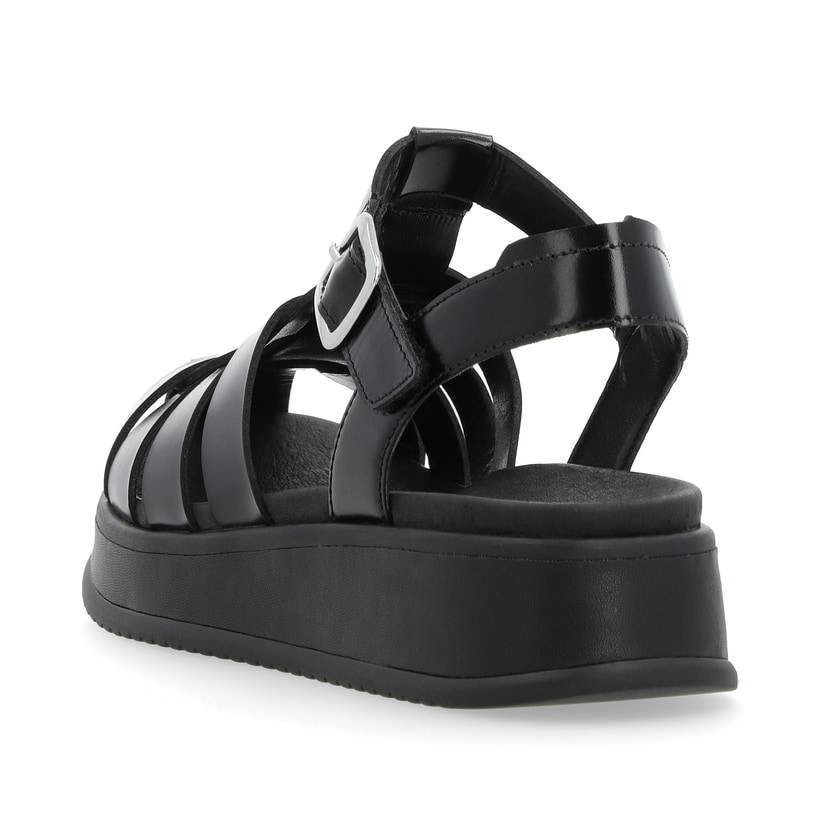 Rieker Artikelnummer W0850-00 Rieker Damen Riemchensandalen Noir