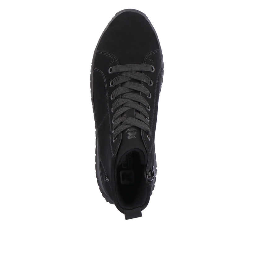 Rieker Artikelnummer W0960-00 Rieker Damen Sneaker High Tiefschwarz