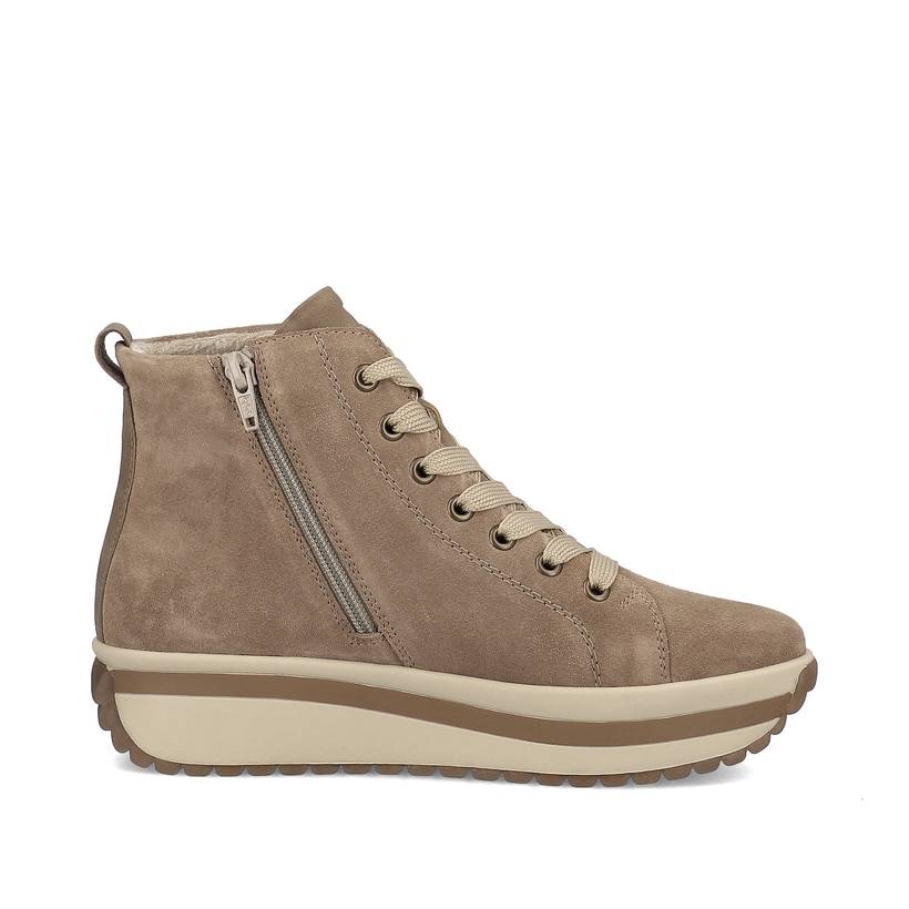 Rieker Artikelnummer W0960-64 Rieker Damen Sneaker High Hazel Wood