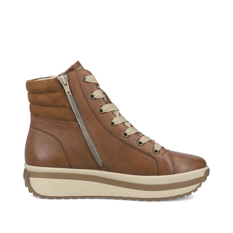 Rieker Artikelnummer W0962-24 Rieker Damen Sneaker High Kastanienbraun
