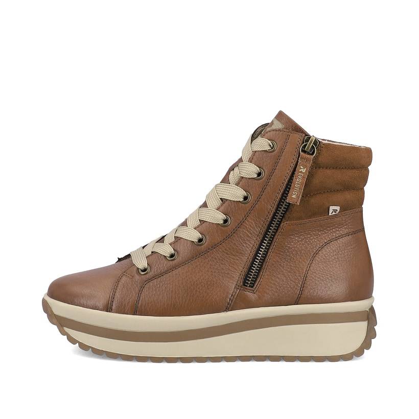 Rieker Artikelnummer W0962-24 Rieker Damen Sneaker High Kastanienbraun