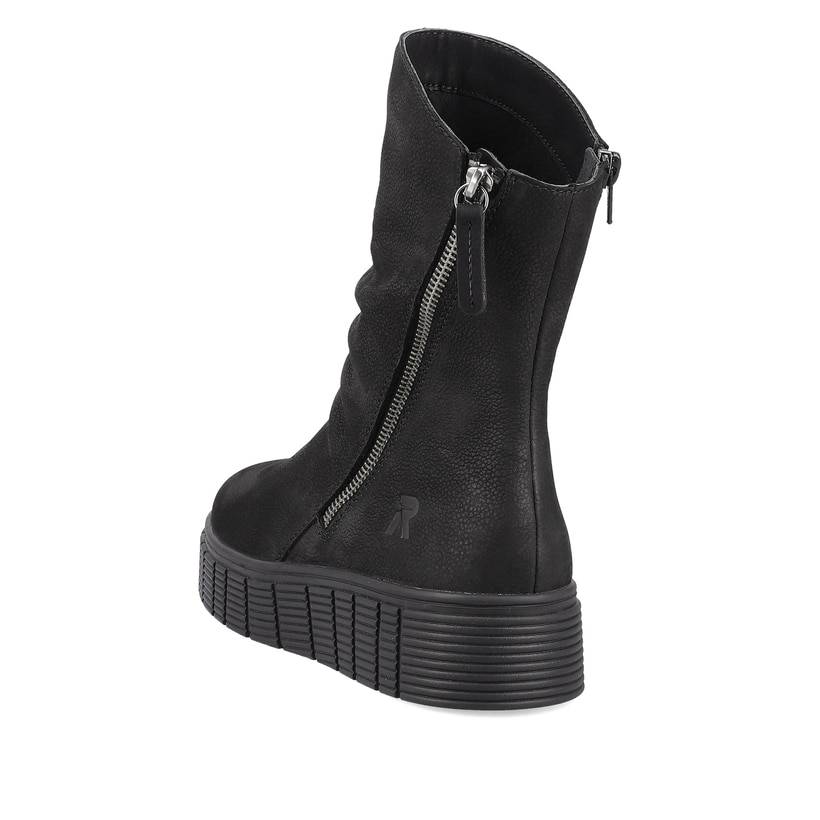 Rieker Artikelnummer W1063-00 Rieker Damen Kurzstiefel Deep Black