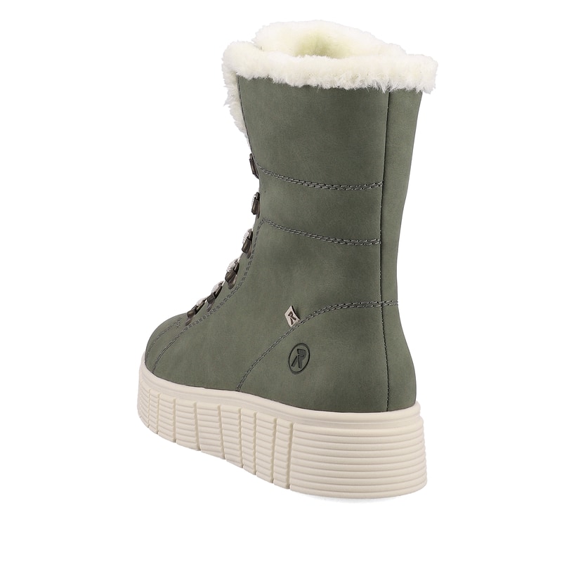 Rieker Artikelnummer W1070-54 Rieker Damen Schnürstiefel Khaki Snow